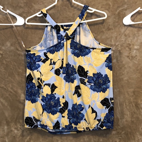 Blue/Yellow Halter Top - Picture 5 of 11